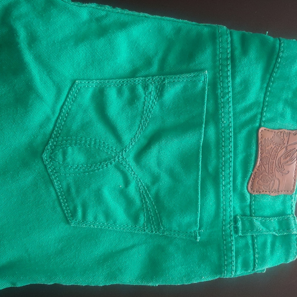 Green jeans